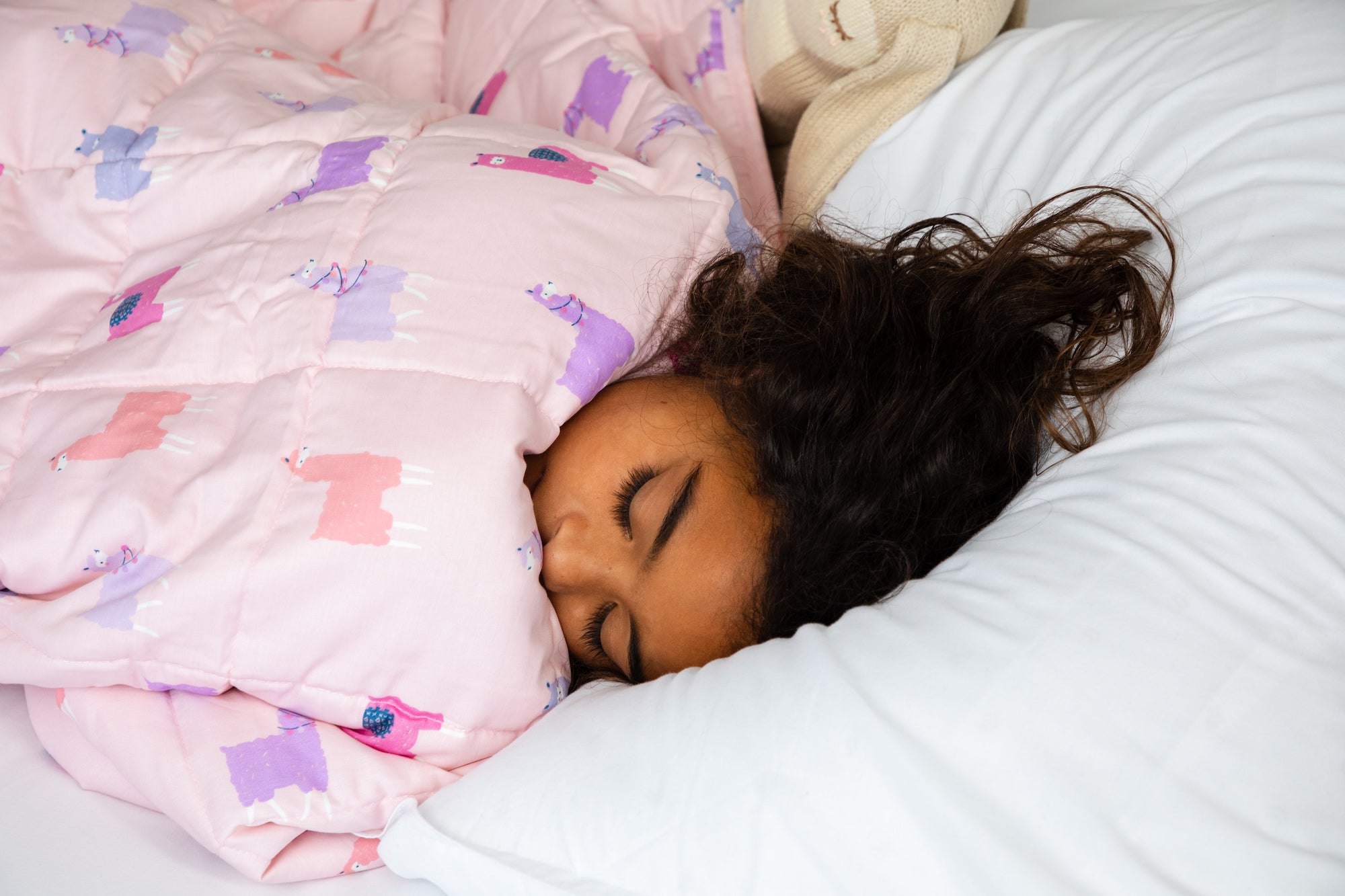 girl taking a nap