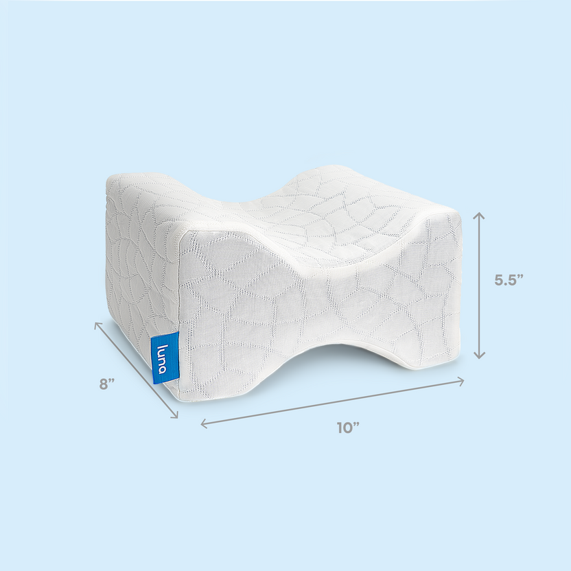 CoolLuxe™ Cooling Orthopedic Knee Pillow — Luna Luna