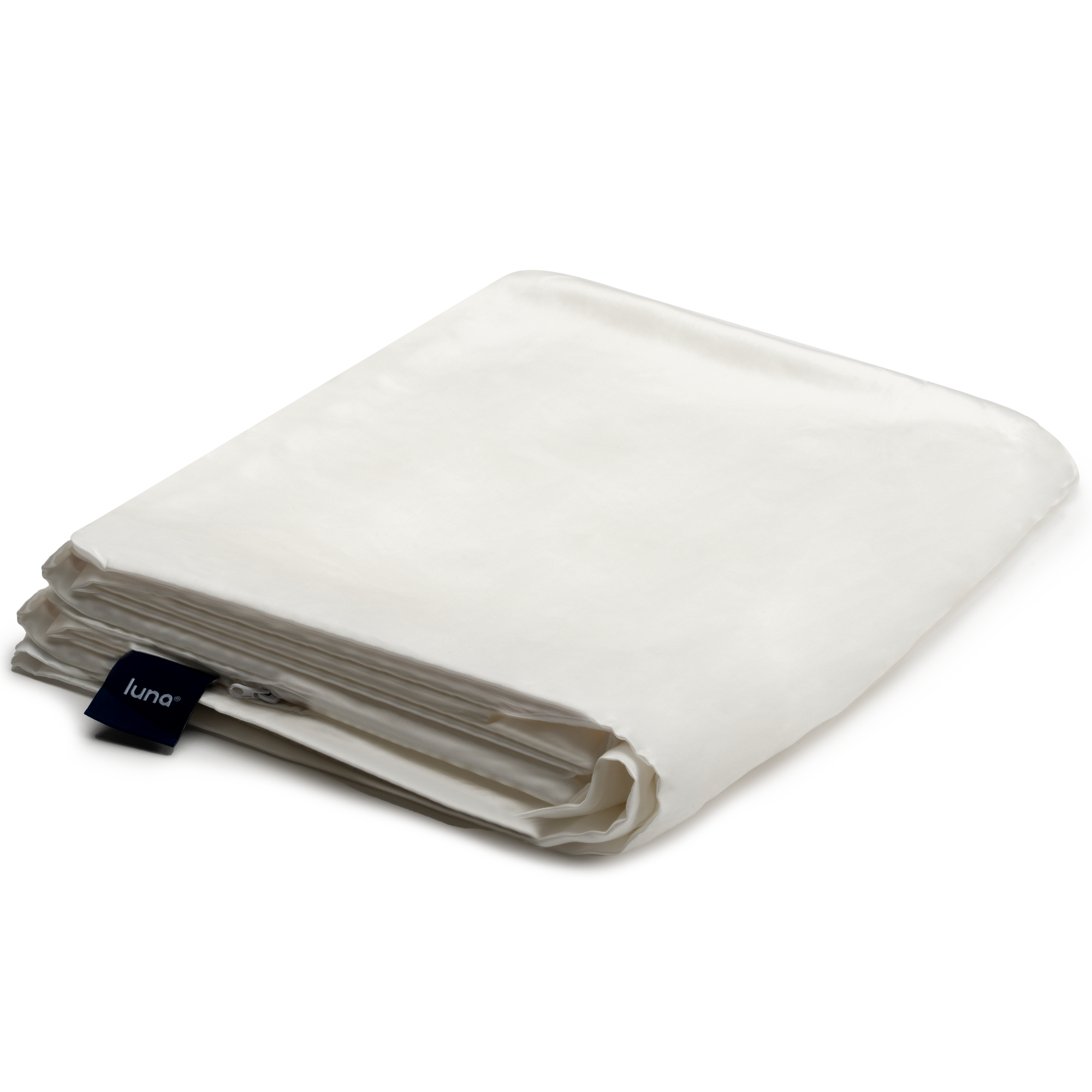 ivory Luna Luxe Cotton Weighted Blanket Cover