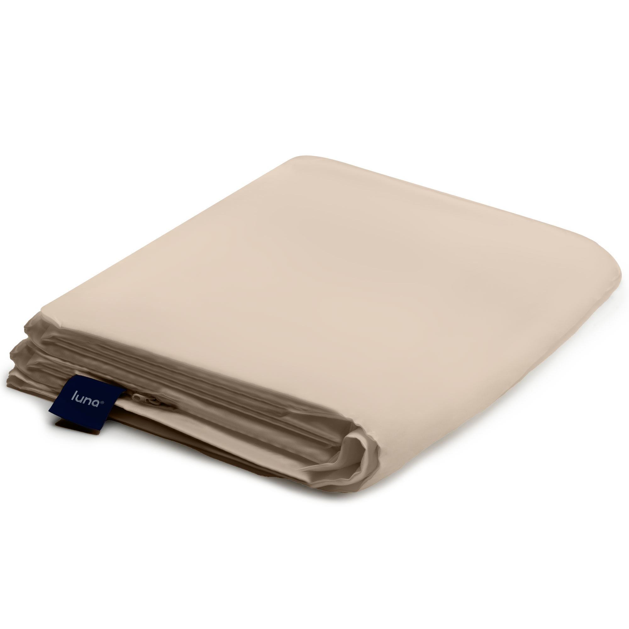 Luxe tan Kids Cotton Weighted Blanket Cover