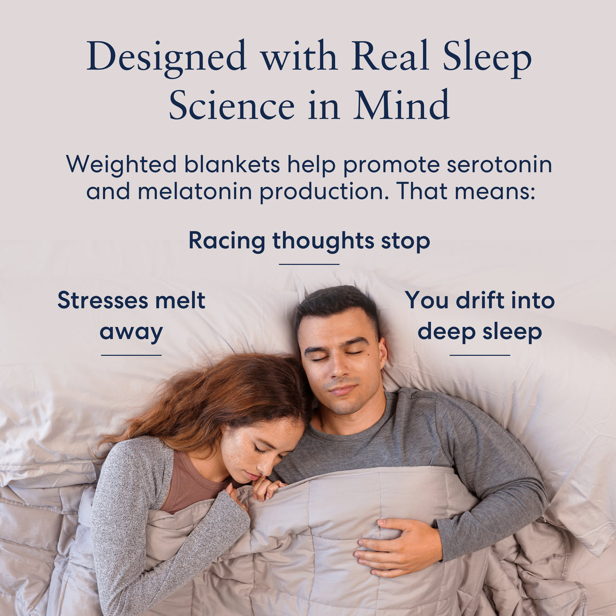 Cooling Bamboo Weighted Blanket Machine Washable Luna Luna