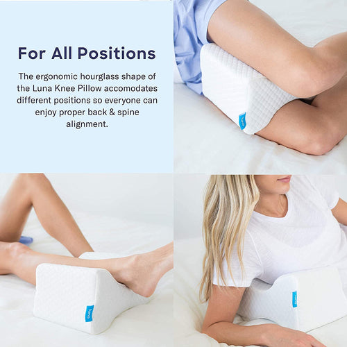 CoolLuxe™ Orthopedic Knee Pillow - Luna