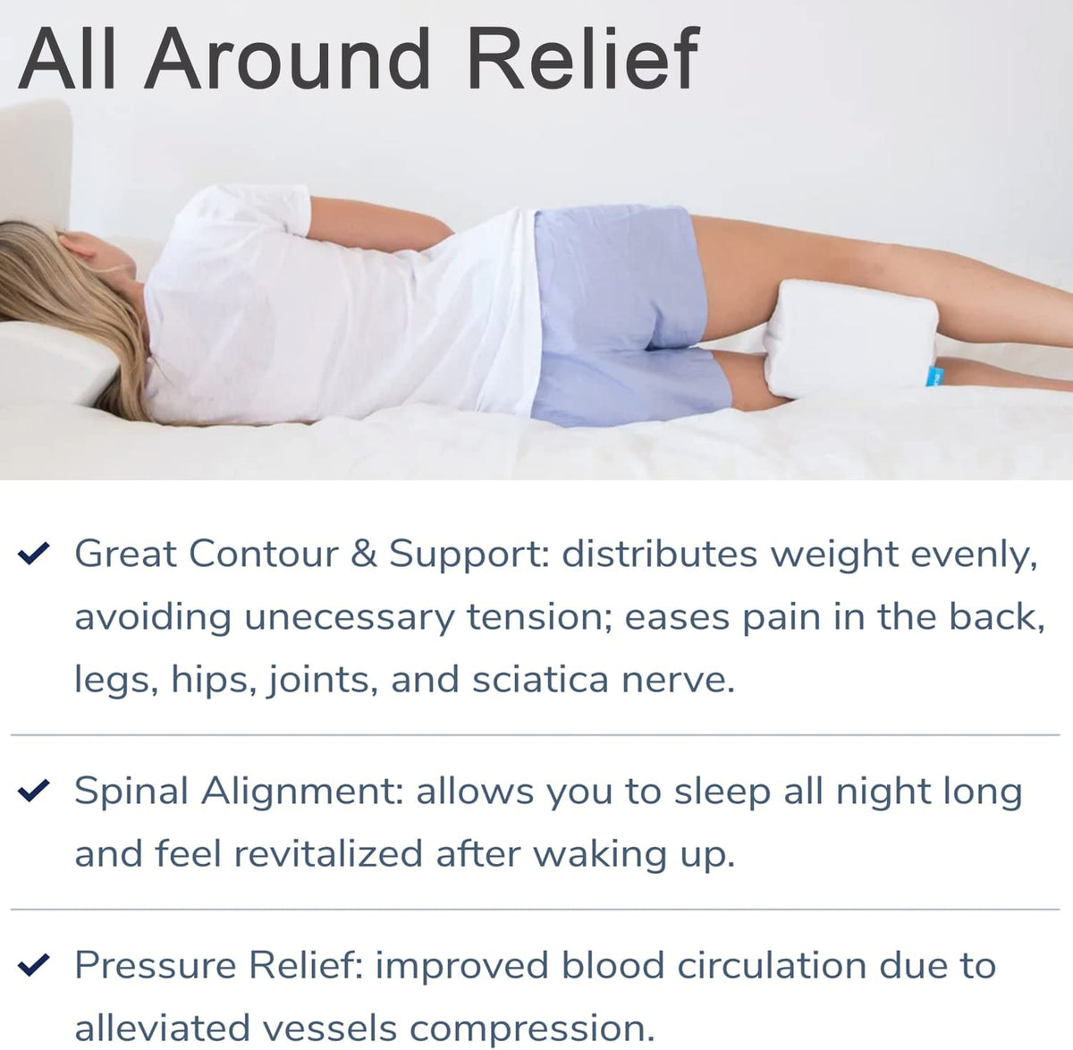 Sleeping with Hip Pain: How Our Support Pillow Relieves Hip Pain