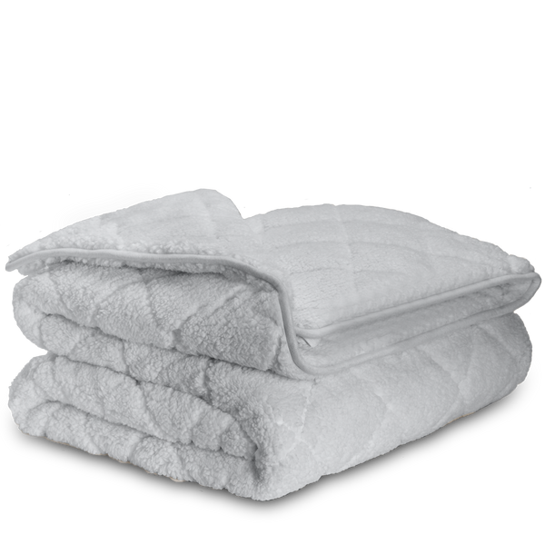 Double Sided Sherpa Weighted Blanket Luna