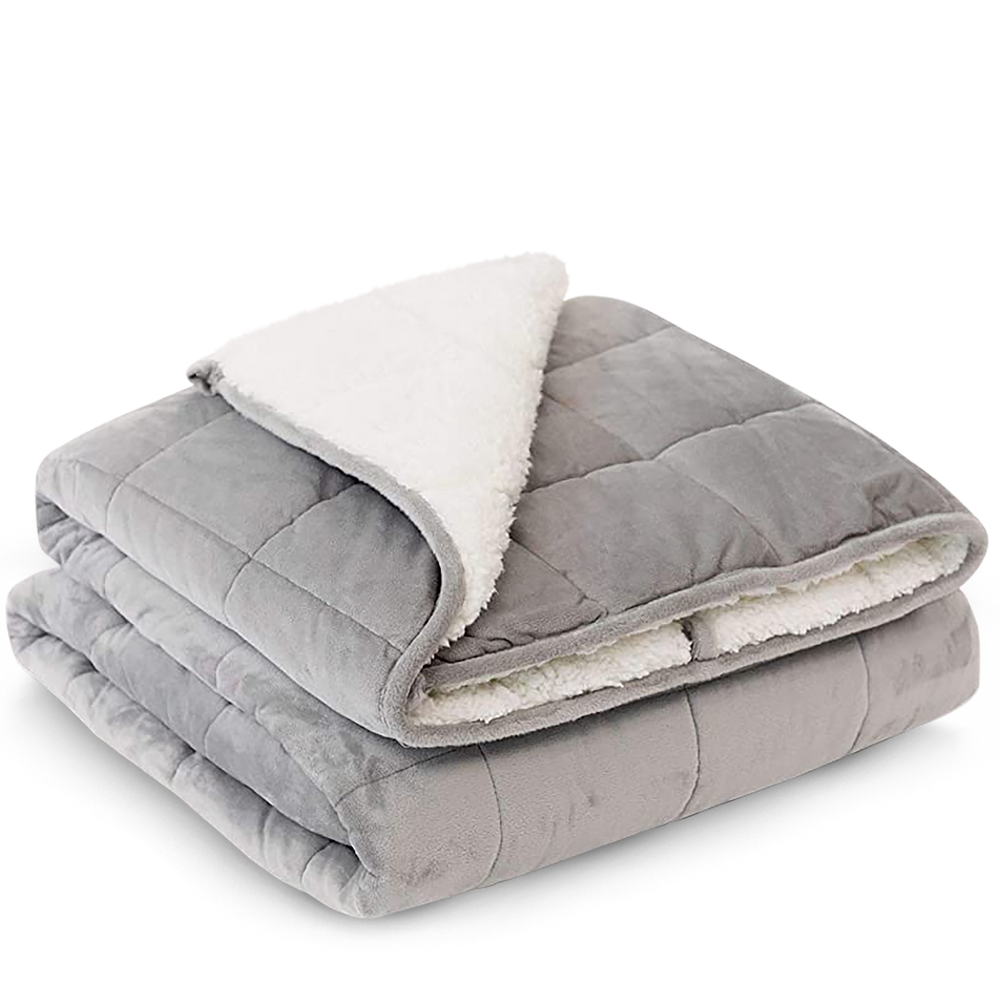 The "Dreamland Delight" Sherpa Fleece Weighted Blanket