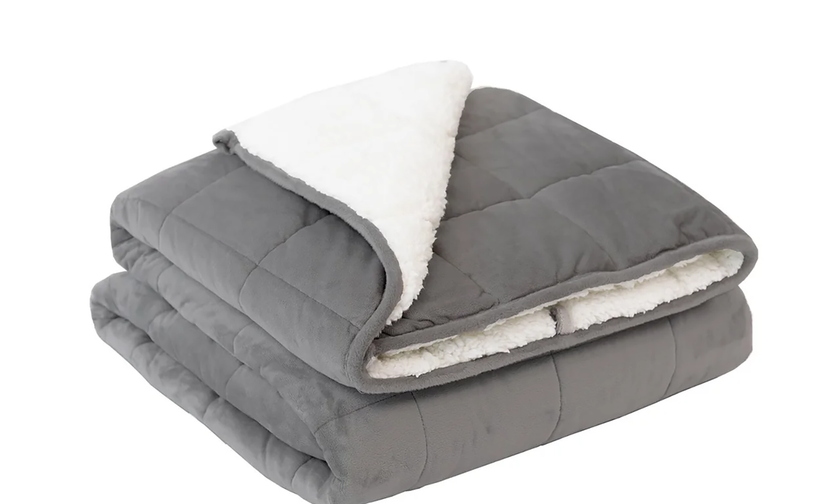 The "Dreamland Delight" Sherpa Fleece Weighted Blanket
