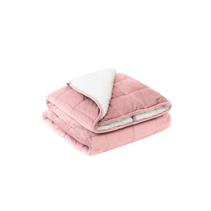 The "Dreamland Delight" Sherpa Fleece Weighted Blanket